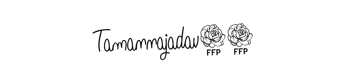 if you are searching for the best signature style for your name Tamannajadav24. so please give up your signature search. here we have designed multiple signature styles  using Angelique-Rose-font-FFP. Tamannajadav24 signature style 5 images and pictures png