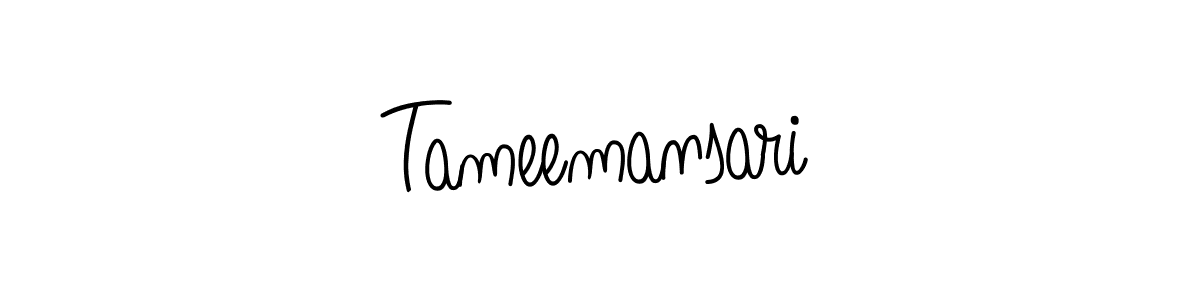 You can use this online signature creator to create a handwritten signature for the name Tameemansari. This is the best online autograph maker. Tameemansari signature style 5 images and pictures png