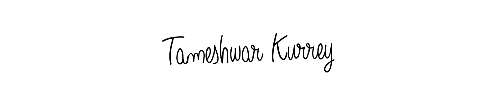 How to Draw Tameshwar Kurrey signature style? Angelique-Rose-font-FFP is a latest design signature styles for name Tameshwar Kurrey. Tameshwar Kurrey signature style 5 images and pictures png