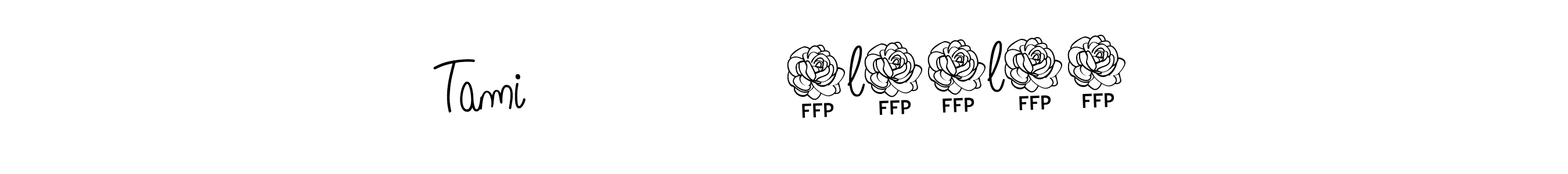 Make a beautiful signature design for name Tami                5l14l24. With this signature (Angelique-Rose-font-FFP) style, you can create a handwritten signature for free. Tami                5l14l24 signature style 5 images and pictures png