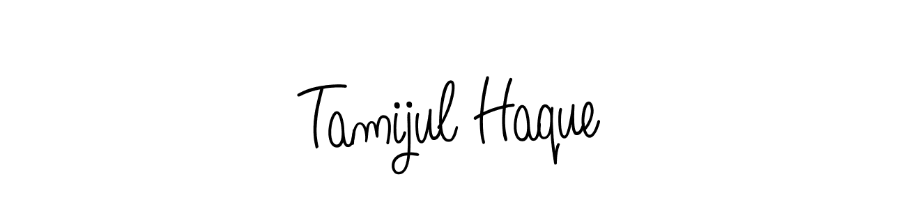 This is the best signature style for the Tamijul Haque name. Also you like these signature font (Angelique-Rose-font-FFP). Mix name signature. Tamijul Haque signature style 5 images and pictures png