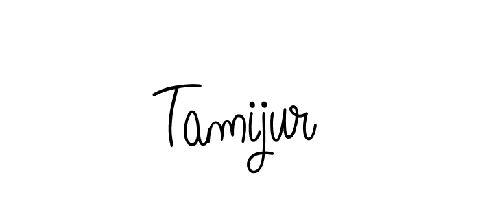 Check out images of Autograph of Tamijur name. Actor Tamijur Signature Style. Angelique-Rose-font-FFP is a professional sign style online. Tamijur signature style 5 images and pictures png