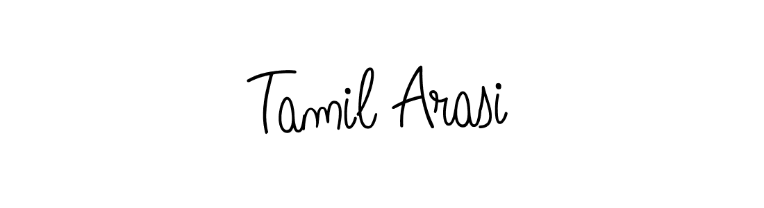 The best way (Angelique-Rose-font-FFP) to make a short signature is to pick only two or three words in your name. The name Tamil Arasi include a total of six letters. For converting this name. Tamil Arasi signature style 5 images and pictures png