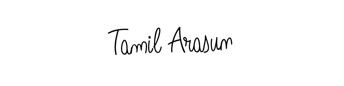 Tamil Arasun stylish signature style. Best Handwritten Sign (Angelique-Rose-font-FFP) for my name. Handwritten Signature Collection Ideas for my name Tamil Arasun. Tamil Arasun signature style 5 images and pictures png