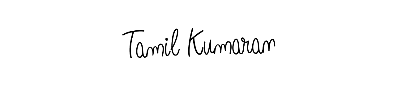 Create a beautiful signature design for name Tamil Kumaran. With this signature (Angelique-Rose-font-FFP) fonts, you can make a handwritten signature for free. Tamil Kumaran signature style 5 images and pictures png