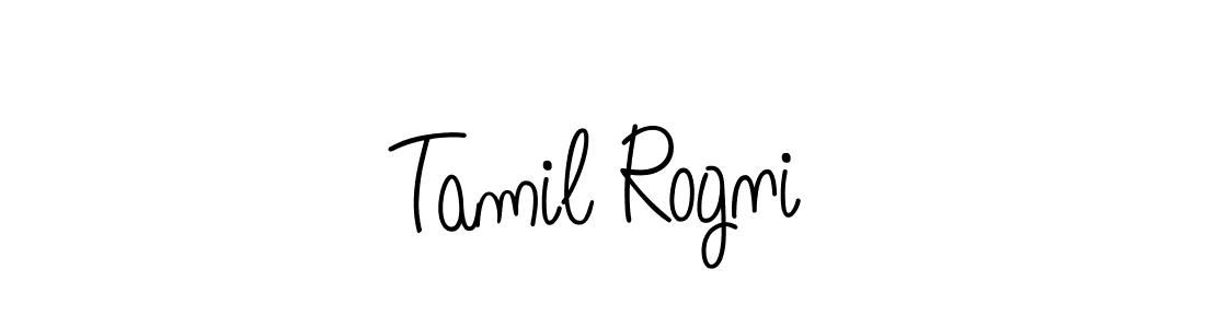 Best and Professional Signature Style for Tamil Rogni. Angelique-Rose-font-FFP Best Signature Style Collection. Tamil Rogni signature style 5 images and pictures png