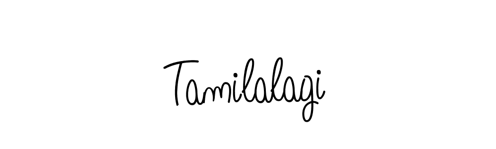 Design your own signature with our free online signature maker. With this signature software, you can create a handwritten (Angelique-Rose-font-FFP) signature for name Tamilalagi. Tamilalagi signature style 5 images and pictures png