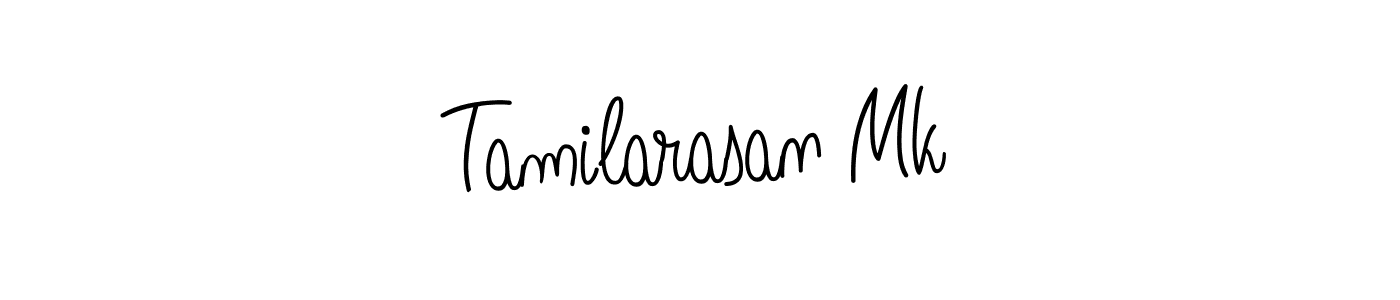 Make a beautiful signature design for name Tamilarasan Mk. With this signature (Angelique-Rose-font-FFP) style, you can create a handwritten signature for free. Tamilarasan Mk signature style 5 images and pictures png