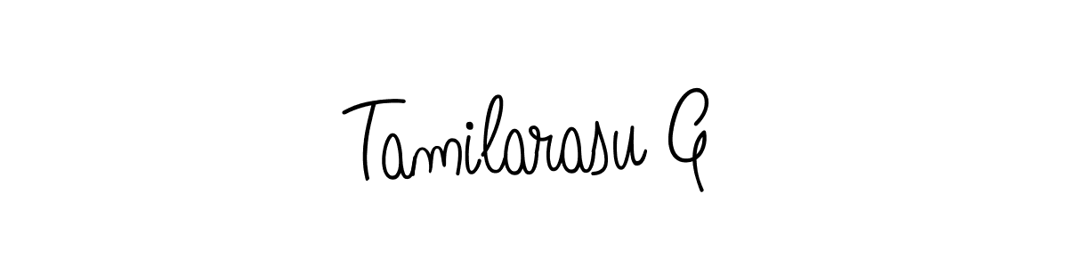 How to make Tamilarasu G signature? Angelique-Rose-font-FFP is a professional autograph style. Create handwritten signature for Tamilarasu G name. Tamilarasu G signature style 5 images and pictures png
