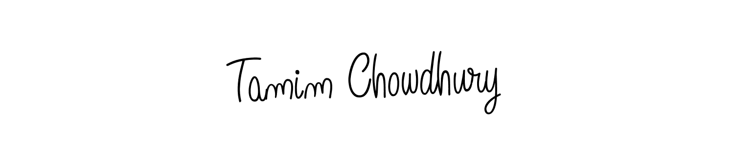 How to make Tamim Chowdhury name signature. Use Angelique-Rose-font-FFP style for creating short signs online. This is the latest handwritten sign. Tamim Chowdhury signature style 5 images and pictures png