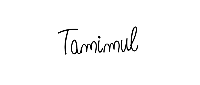 How to make Tamimul signature? Angelique-Rose-font-FFP is a professional autograph style. Create handwritten signature for Tamimul name. Tamimul signature style 5 images and pictures png