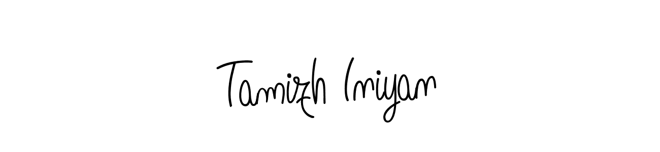 Here are the top 10 professional signature styles for the name Tamizh Iniyan. These are the best autograph styles you can use for your name. Tamizh Iniyan signature style 5 images and pictures png