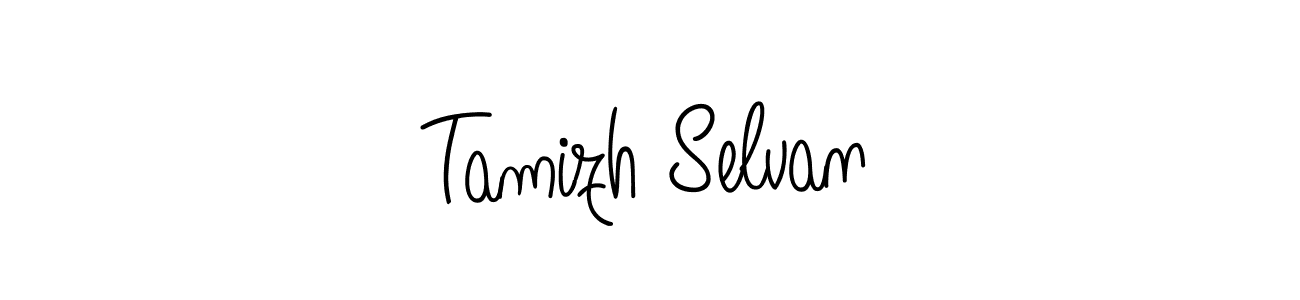 Also we have Tamizh Selvan name is the best signature style. Create professional handwritten signature collection using Angelique-Rose-font-FFP autograph style. Tamizh Selvan signature style 5 images and pictures png
