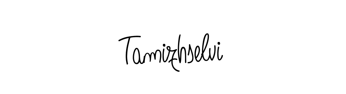 Design your own signature with our free online signature maker. With this signature software, you can create a handwritten (Angelique-Rose-font-FFP) signature for name Tamizhselvi. Tamizhselvi signature style 5 images and pictures png