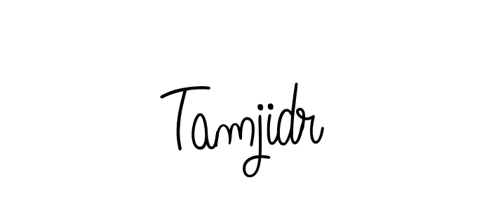 Make a beautiful signature design for name Tamjidr. With this signature (Angelique-Rose-font-FFP) style, you can create a handwritten signature for free. Tamjidr signature style 5 images and pictures png