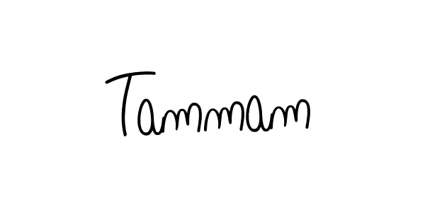 Use a signature maker to create a handwritten signature online. With this signature software, you can design (Angelique-Rose-font-FFP) your own signature for name Tammam. Tammam signature style 5 images and pictures png