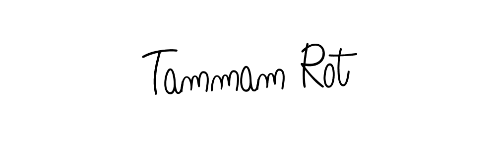 How to make Tammam Rot name signature. Use Angelique-Rose-font-FFP style for creating short signs online. This is the latest handwritten sign. Tammam Rot signature style 5 images and pictures png