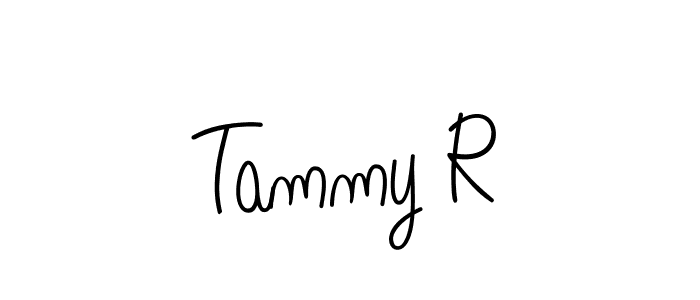 How to Draw Tammy R signature style? Angelique-Rose-font-FFP is a latest design signature styles for name Tammy R. Tammy R signature style 5 images and pictures png