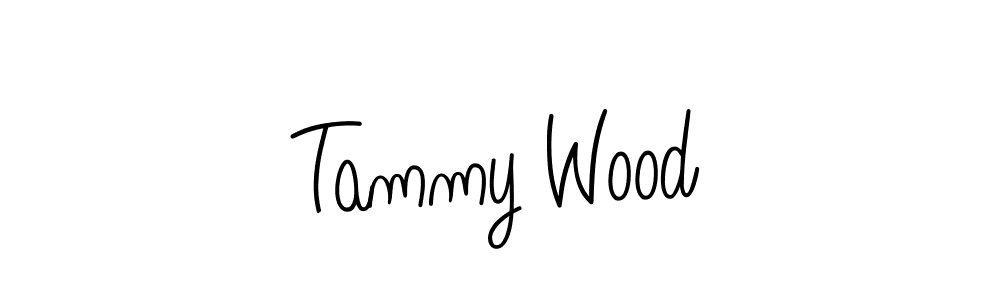 Tammy Wood stylish signature style. Best Handwritten Sign (Angelique-Rose-font-FFP) for my name. Handwritten Signature Collection Ideas for my name Tammy Wood. Tammy Wood signature style 5 images and pictures png