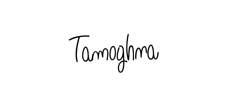 Tamoghna stylish signature style. Best Handwritten Sign (Angelique-Rose-font-FFP) for my name. Handwritten Signature Collection Ideas for my name Tamoghna. Tamoghna signature style 5 images and pictures png