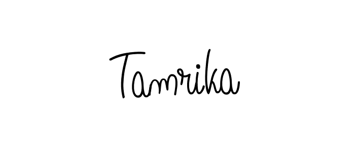 Angelique-Rose-font-FFP is a professional signature style that is perfect for those who want to add a touch of class to their signature. It is also a great choice for those who want to make their signature more unique. Get Tamrika name to fancy signature for free. Tamrika signature style 5 images and pictures png