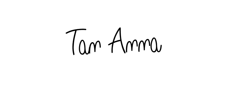 Design your own signature with our free online signature maker. With this signature software, you can create a handwritten (Angelique-Rose-font-FFP) signature for name Tan Anna. Tan Anna signature style 5 images and pictures png