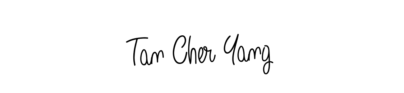 Also we have Tan Cher Yang name is the best signature style. Create professional handwritten signature collection using Angelique-Rose-font-FFP autograph style. Tan Cher Yang signature style 5 images and pictures png