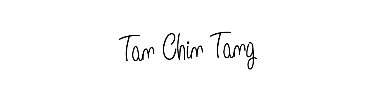 Use a signature maker to create a handwritten signature online. With this signature software, you can design (Angelique-Rose-font-FFP) your own signature for name Tan Chin Tang. Tan Chin Tang signature style 5 images and pictures png