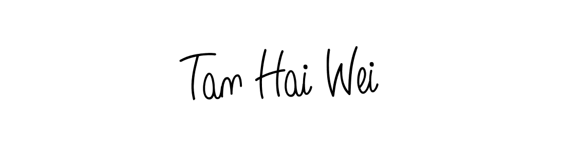 Once you've used our free online signature maker to create your best signature Angelique-Rose-font-FFP style, it's time to enjoy all of the benefits that Tan Hai Wei name signing documents. Tan Hai Wei signature style 5 images and pictures png