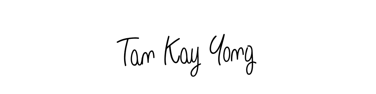 Make a beautiful signature design for name Tan Kay Yong. With this signature (Angelique-Rose-font-FFP) style, you can create a handwritten signature for free. Tan Kay Yong signature style 5 images and pictures png