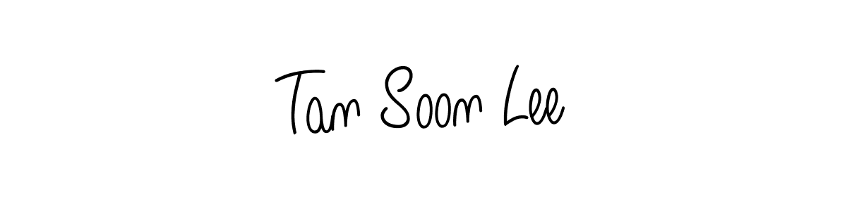 Design your own signature with our free online signature maker. With this signature software, you can create a handwritten (Angelique-Rose-font-FFP) signature for name Tan Soon Lee. Tan Soon Lee signature style 5 images and pictures png
