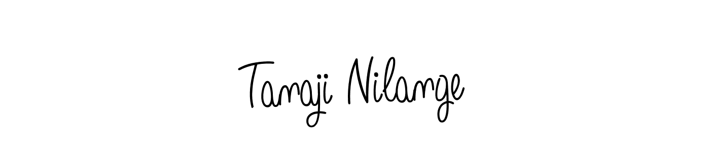 How to make Tanaji Nilange signature? Angelique-Rose-font-FFP is a professional autograph style. Create handwritten signature for Tanaji Nilange name. Tanaji Nilange signature style 5 images and pictures png