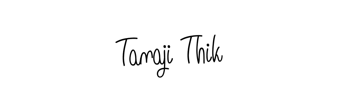 Also we have Tanaji Thik name is the best signature style. Create professional handwritten signature collection using Angelique-Rose-font-FFP autograph style. Tanaji Thik signature style 5 images and pictures png