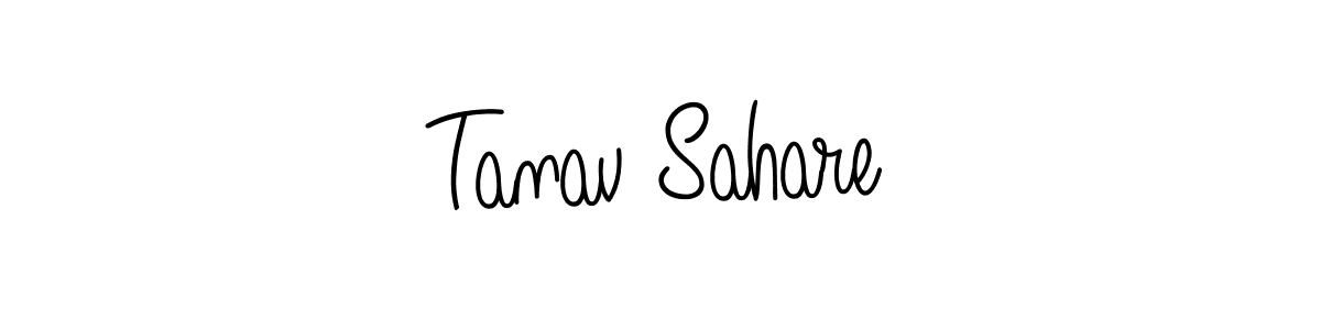 Tanav Sahare stylish signature style. Best Handwritten Sign (Angelique-Rose-font-FFP) for my name. Handwritten Signature Collection Ideas for my name Tanav Sahare. Tanav Sahare signature style 5 images and pictures png