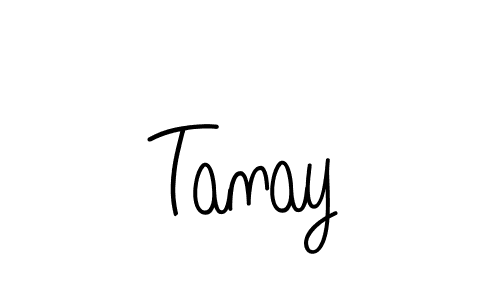 You should practise on your own different ways (Angelique-Rose-font-FFP) to write your name (Tanay) in signature. don't let someone else do it for you. Tanay signature style 5 images and pictures png