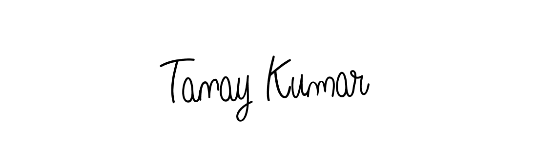 Use a signature maker to create a handwritten signature online. With this signature software, you can design (Angelique-Rose-font-FFP) your own signature for name Tanay Kumar. Tanay Kumar signature style 5 images and pictures png