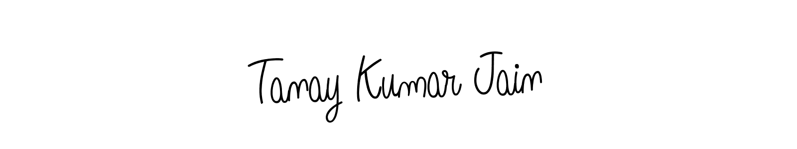 Make a beautiful signature design for name Tanay Kumar Jain. With this signature (Angelique-Rose-font-FFP) style, you can create a handwritten signature for free. Tanay Kumar Jain signature style 5 images and pictures png