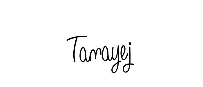 The best way (Angelique-Rose-font-FFP) to make a short signature is to pick only two or three words in your name. The name Tanayej include a total of six letters. For converting this name. Tanayej signature style 5 images and pictures png