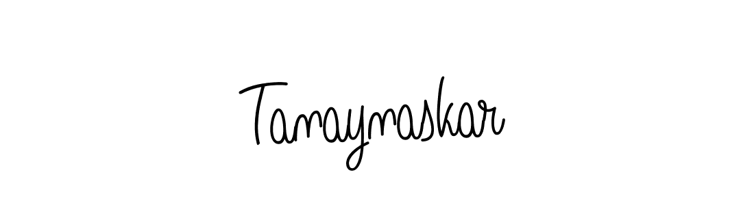 Use a signature maker to create a handwritten signature online. With this signature software, you can design (Angelique-Rose-font-FFP) your own signature for name Tanaynaskar. Tanaynaskar signature style 5 images and pictures png