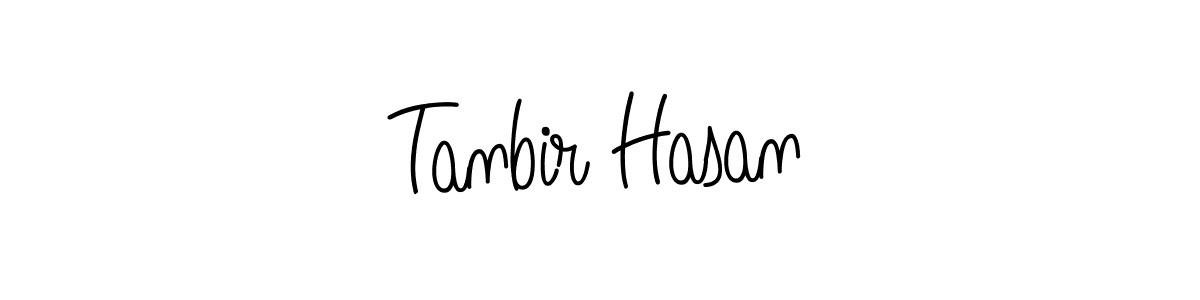 How to make Tanbir Hasan signature? Angelique-Rose-font-FFP is a professional autograph style. Create handwritten signature for Tanbir Hasan name. Tanbir Hasan signature style 5 images and pictures png