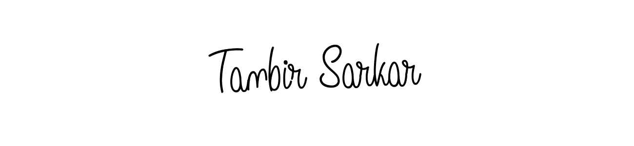 Use a signature maker to create a handwritten signature online. With this signature software, you can design (Angelique-Rose-font-FFP) your own signature for name Tanbir Sarkar. Tanbir Sarkar signature style 5 images and pictures png