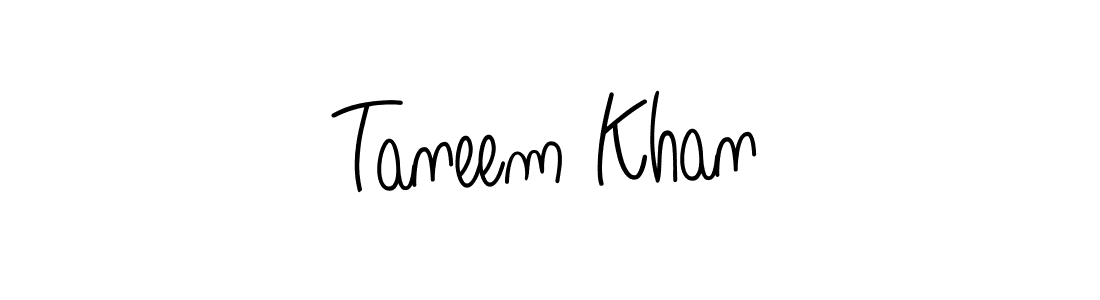 How to Draw Taneem Khan signature style? Angelique-Rose-font-FFP is a latest design signature styles for name Taneem Khan. Taneem Khan signature style 5 images and pictures png