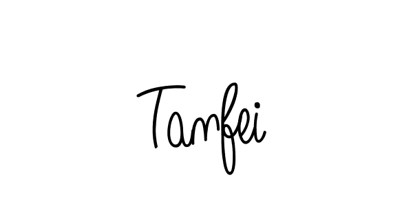 Design your own signature with our free online signature maker. With this signature software, you can create a handwritten (Angelique-Rose-font-FFP) signature for name Tanfei. Tanfei signature style 5 images and pictures png