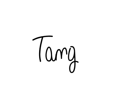 Make a beautiful signature design for name Tang. With this signature (Angelique-Rose-font-FFP) style, you can create a handwritten signature for free. Tang signature style 5 images and pictures png