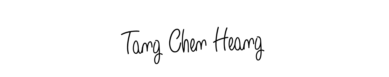 Use a signature maker to create a handwritten signature online. With this signature software, you can design (Angelique-Rose-font-FFP) your own signature for name Tang Chen Heang. Tang Chen Heang signature style 5 images and pictures png