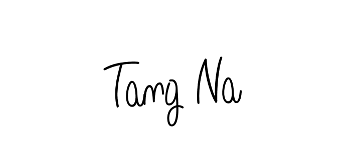How to make Tang Na signature? Angelique-Rose-font-FFP is a professional autograph style. Create handwritten signature for Tang Na name. Tang Na signature style 5 images and pictures png