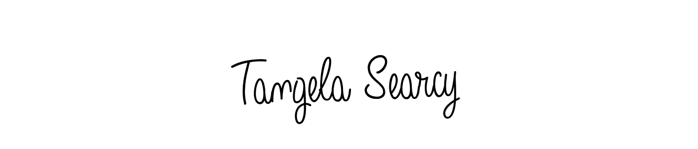 Tangela Searcy stylish signature style. Best Handwritten Sign (Angelique-Rose-font-FFP) for my name. Handwritten Signature Collection Ideas for my name Tangela Searcy. Tangela Searcy signature style 5 images and pictures png