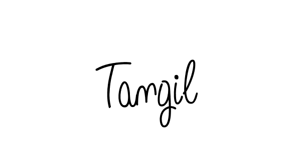 How to make Tangil name signature. Use Angelique-Rose-font-FFP style for creating short signs online. This is the latest handwritten sign. Tangil signature style 5 images and pictures png