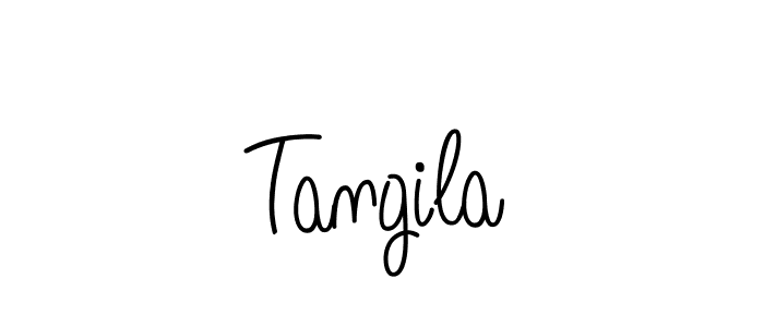 Tangila stylish signature style. Best Handwritten Sign (Angelique-Rose-font-FFP) for my name. Handwritten Signature Collection Ideas for my name Tangila. Tangila signature style 5 images and pictures png