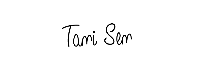 Create a beautiful signature design for name Tani Sen. With this signature (Angelique-Rose-font-FFP) fonts, you can make a handwritten signature for free. Tani Sen signature style 5 images and pictures png